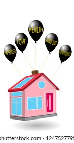 dream home and happiness
