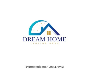 Dream Home Logo Vector Template