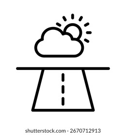 Dream Horizon Icon Element For Design