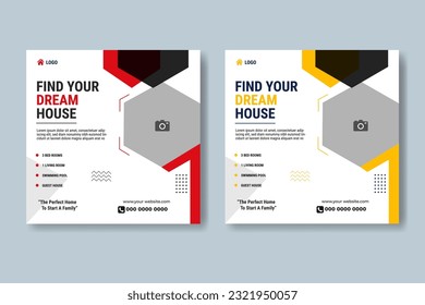 Dream House Banner Template For Social Media