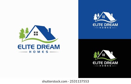 Traumhaus Logo Design Vektor Vorlage