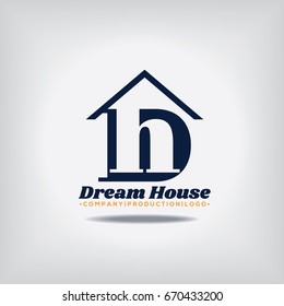 Dream house Logo Vector