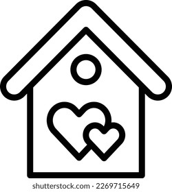 Icono de diseño de vectores de casa de sueño Ilustración