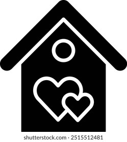 Traumhaus Vektor Icon Design Illustration