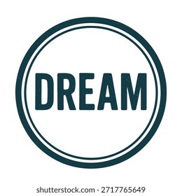 Vector del sello del logotipo del icono del sueño en el fondo blanco
Icono de sello de Vector