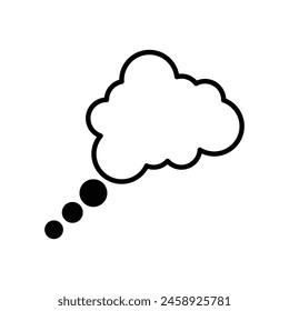 icono de ensueño con fondo blanco Vector ilustración de stock