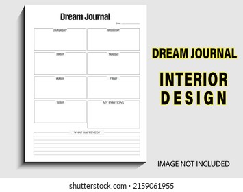 Dream Journal  KDP Interior Design