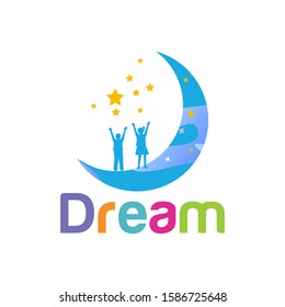 Dream Logo Design Vector Template