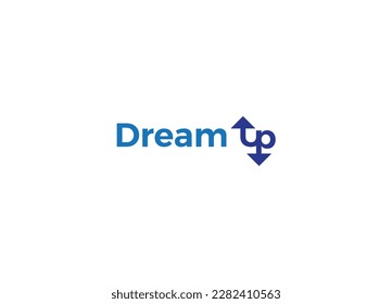Dream Up Logo Free Vector