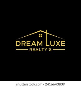 Dream Luxe Realty Building logo design icon element vector suitable for business real estate