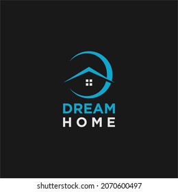 Dream Luxury Home Contruction Logo Design