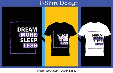sueño más sueño menos diseño de camisetas 