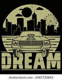 DREAM NEW YORK CITY T-SHIRT DESIGN