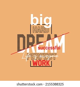 dream perfect Premium Vector illustration of a text graphic. suitable screen printing and DTF for the design boy outfit of t-shirts print, shirts, hoodies baba suit, kids cottons, etc.