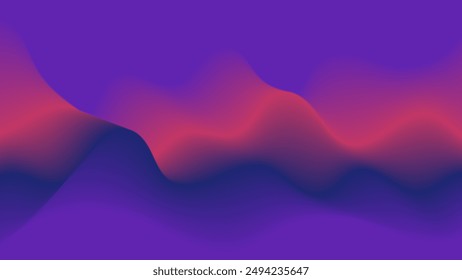 Dream Purple color abstract wave background. Abstract plasma background. Modern design template for web cover