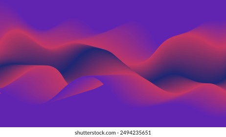 Dream Purple color abstract wave background. Abstract plasma background. Modern design template for web cover