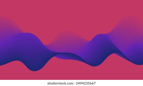 Dream Purple color abstract wave background. Abstract plasma background. Modern design template for web cover