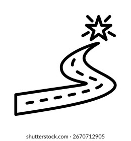 Dream Rail Icon Element For Design