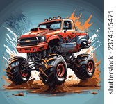 Dream Shaper v7 Thrilling Monster Truck Extreme Sports Art