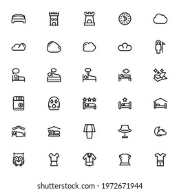dream and sleep icon or logo isolated sign symbol vector illustration - Collection of high quality black style vector icons
