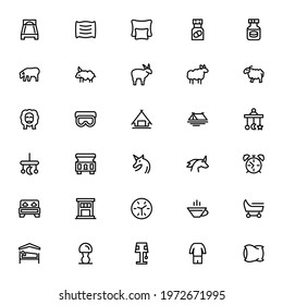 dream and sleep icon or logo isolated sign symbol vector illustration - Collection of high quality black style vector icons
