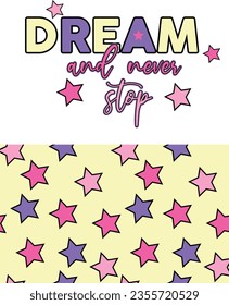 dream sleep star texture cute girl
