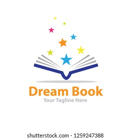 dream star book logo designs