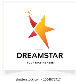 Dream Star Logo Design Template Inspiration