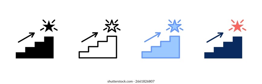 Dream Step icon set multiple style collection