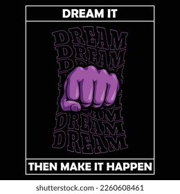 dream streetwear, t shirt design