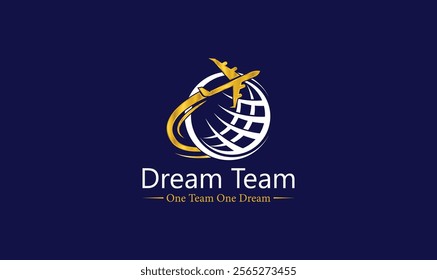 Dream team travel agency company logo