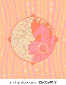 Dream. Vector drawing