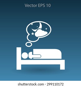 dream vector icon