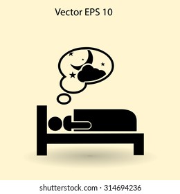 dream vector icon