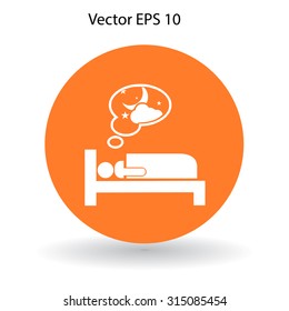 dream vector icon