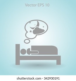 dream vector icon