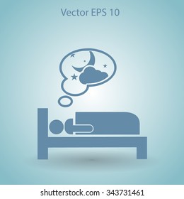 dream vector icon