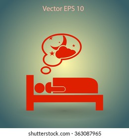 dream vector icon