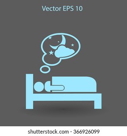 dream vector icon