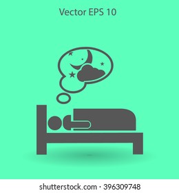 dream vector icon
