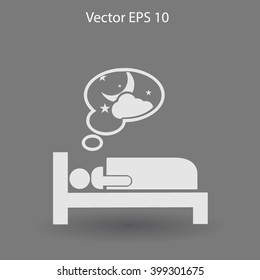 dream vector icon