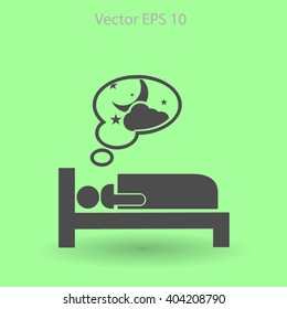 dream vector icon