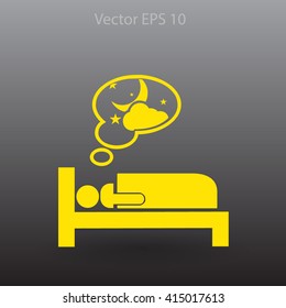 dream vector icon