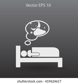 dream vector icon