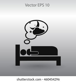 dream vector icon