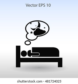 dream vector icon