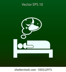 dream vector icon