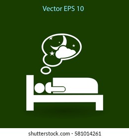 dream vector icon