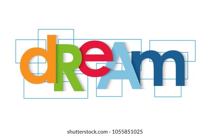Dream vector letters