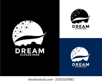 Dream Vector Logo, Erreichen Dream Logo Symbol Vektor, Kinder Dream Logo Vorlage